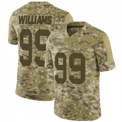 New York Giants #99 Leonard Williams Camo Men's Stitched Limited 2018 Salute To Service Jersey Men's