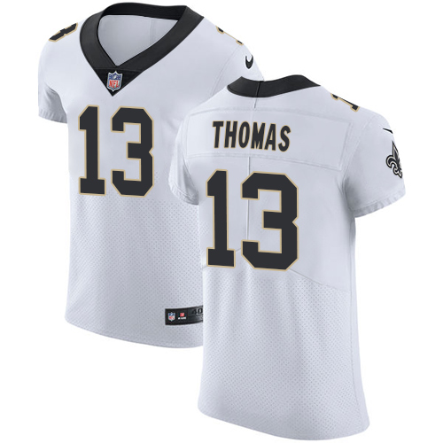 Saints #13 Michael Thomas White Men's Stitched Vapor Untouchable Elite Jersey