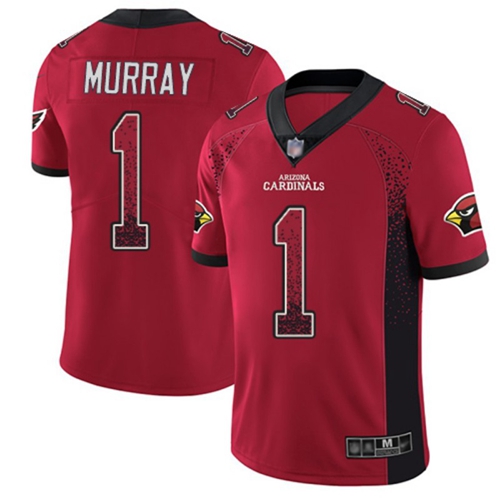 Cardinals #1 Kyler Murray Red Team Color Men's Stitched Limited Rush Drift Fashion Jersey