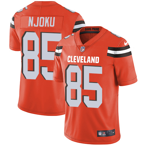 Browns #85 David Njoku Orange Alternate Youth Stitched Vapor Untouchable Limited Jersey