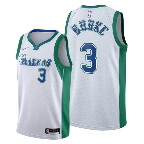 Dallas Dallas Mavericks #3 Trey Burke Youth 2021-22 City Edition White Jersey Youth