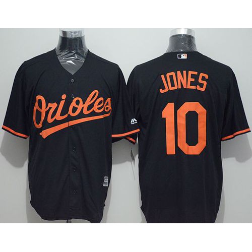 Baltimore Orioles #10 Adam Jones Black New Cool Base Stitched Jersey Men's