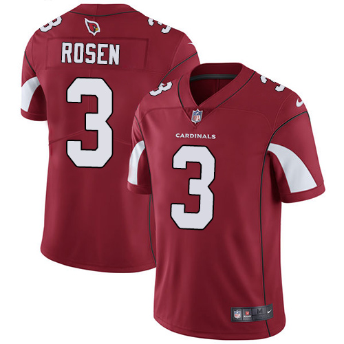 Cardinals #3 Josh Rosen Red Team Color Men's Stitched Vapor Untouchable Limited Jersey