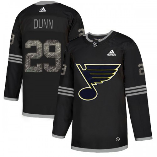 Adidas St. Louis Blues #29 Vince Dunn Black Authentic Classic Stitched Jersey Men's