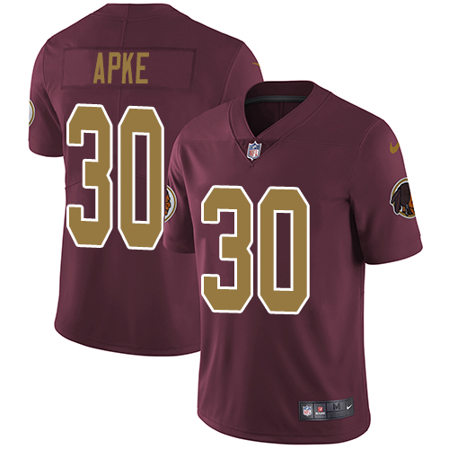 Washington Commanders #30 Troy Apke Burgundy Red Alternate Men's Stitched Vapor Untouchable Limited Jersey Men's