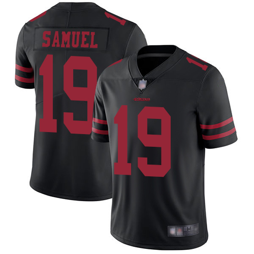 49ers #19 Deebo Samuel Black Alternate Men's Stitched Vapor Untouchable Limited Jersey