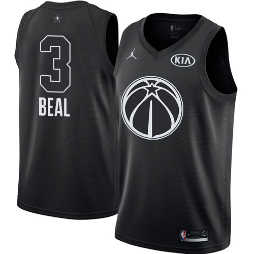 Washington Wizards #3 Bradley Beal Black Youth Jordan Swingman 2018 All-Star Game Jersey Youth