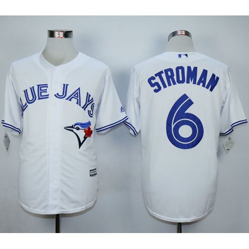 Toronto Blue Jays #6 Marcus Stroman White New Cool Base Stitched Jersey Men's