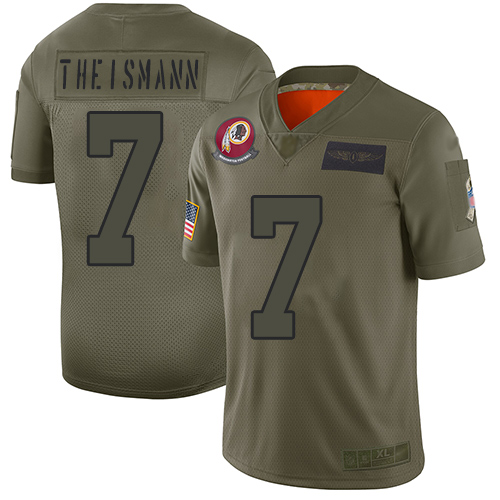 Washington Commanders #7 Joe Theismann Camo Men's Stitched Limited 2019 Salute To Service Jersey Men's