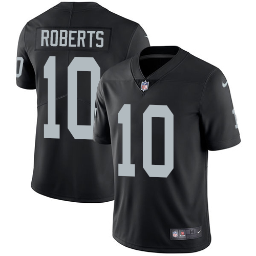 Las Vegas Raiders #10 Seth Roberts Black Team Color Men's Stitched Vapor Untouchable Limited Jersey Men's