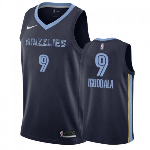 Memphis Grizzlies #9 Andre Iguodala Navy Blue Icon Edition Mens Jersey Mens