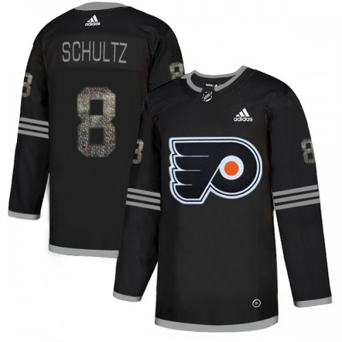 Adidas Philadelphia Flyers #8 Dave Schultz Black Authentic Classic Stitched Jersey Men's