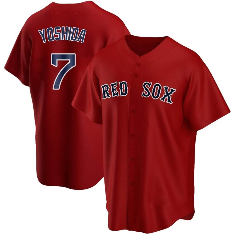 Men's Youth Women's Boston Red Sox #7 Masataka Yoshida Alternate Jersey - Red