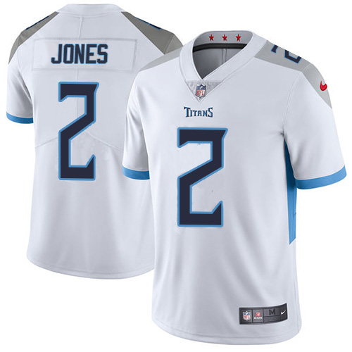 Tennessee Titans #2 Julio Jones White Men's Stitched Vapor Untouchable Limited Jersey Men's