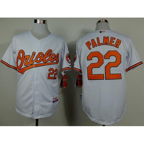 Baltimore Orioles #22 Jim Palmer White Cool Base Stitched Jersey Men's