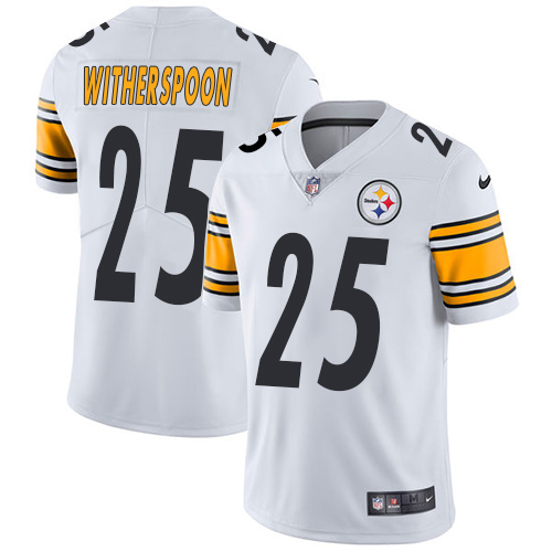 Steelers #25 Ahkello Witherspoon White Men's Stitched Vapor Untouchable Limited Jersey
