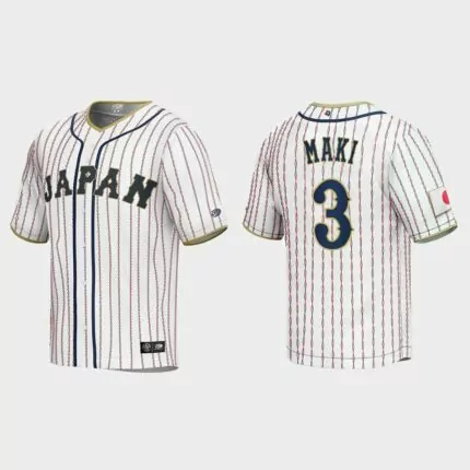 Shugo Maki Japan Baseball 2023 World Baseball Classic Jersey – White
