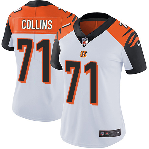 Bengals #71 La'el Collins White Women's Stitched Vapor Untouchable Limited Jersey