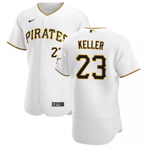 Pittsburgh Pittsburgh Pirates #23 Mitch Keller Men's White Home 2020 Authentic Player Jersey Men's