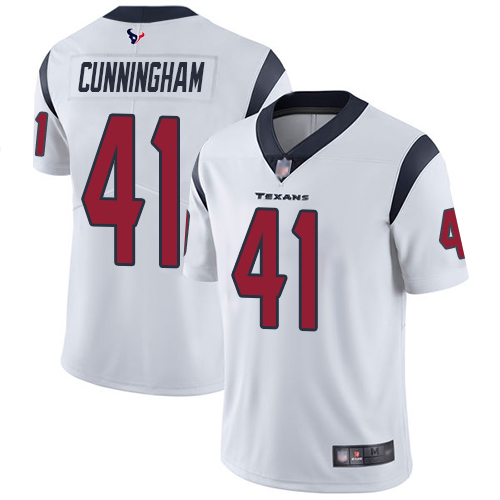 Houston Texans #41 Zach Cunningham White Youth Stitched Vapor Untouchable Limited Jersey Youth