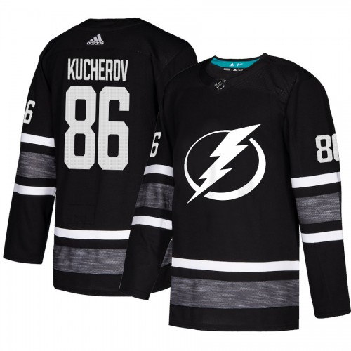 Adidas Tampa Bay Lightning #86 Nikita Kucherov Black Authentic 2019 All-Star Stitched Jersey Men's