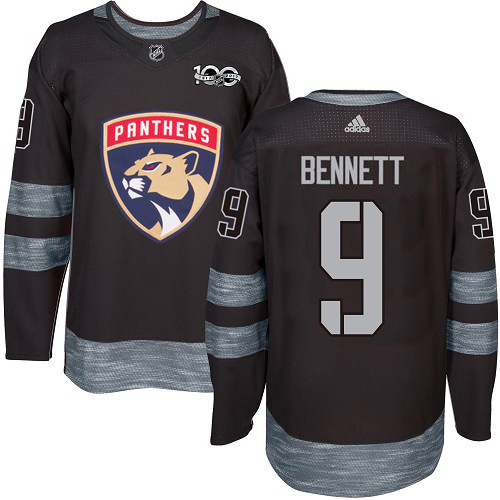 Adidas Panthers #9 Sam Bennett Black 1917-2017 100th Anniversary Stitched Youth Jersey