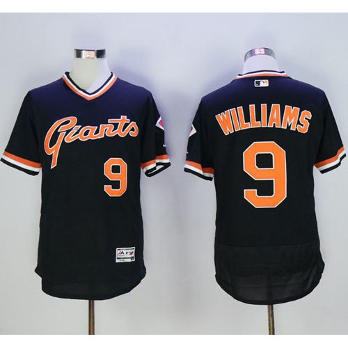 San Francisco Giants #9 Matt Williams Black Flexbase Authentic Collection Cooperstown Stitched Jersey Men's