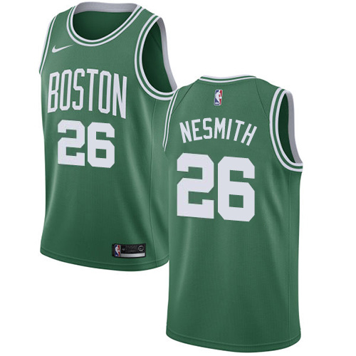 Boston Celtics #26 Aaron Nesmith Green Swingman Icon Edition Jersey Mens