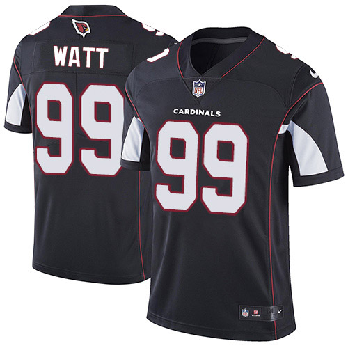 Cardinals #99 J.J. Watt Black Alternate Men's Stitched Vapor Untouchable Limited Jersey