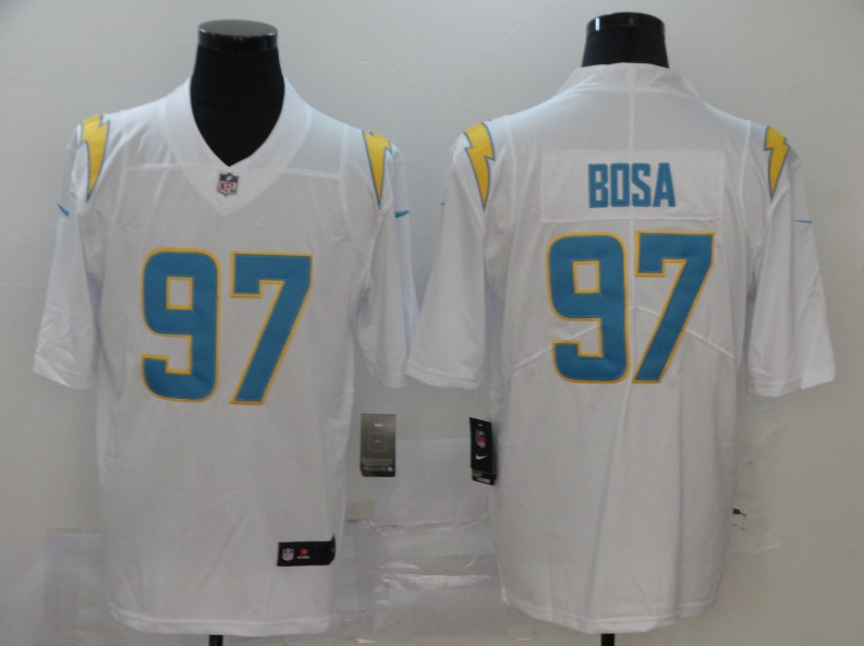 Men's Youth Women's Los Angeles Chargers #97 Joey Bosa White Vapor Untouchable Stitched Limited Jersey