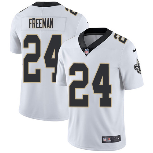 New Orleans Saints #24 Devonta Freeman White Youth Stitched Vapor Untouchable Limited Jersey Youth