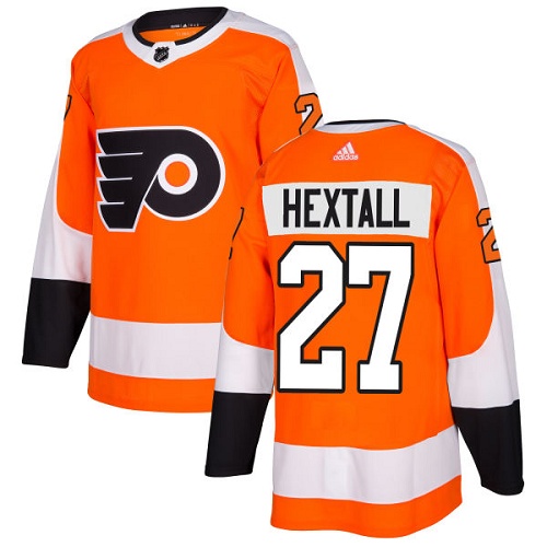 Adidas Philadelphia Flyers #27 Ron Hextall Orange Home Authentic Stitched Youth Jersey Youth