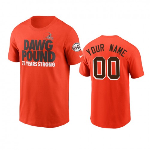 Cleveland Browns Custom 1946 Collection T-Shirt Orange