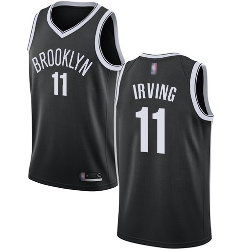 Brooklyn Nets #11 Kyrie Irving Black Youth Swingman Icon Edition Jersey Youth