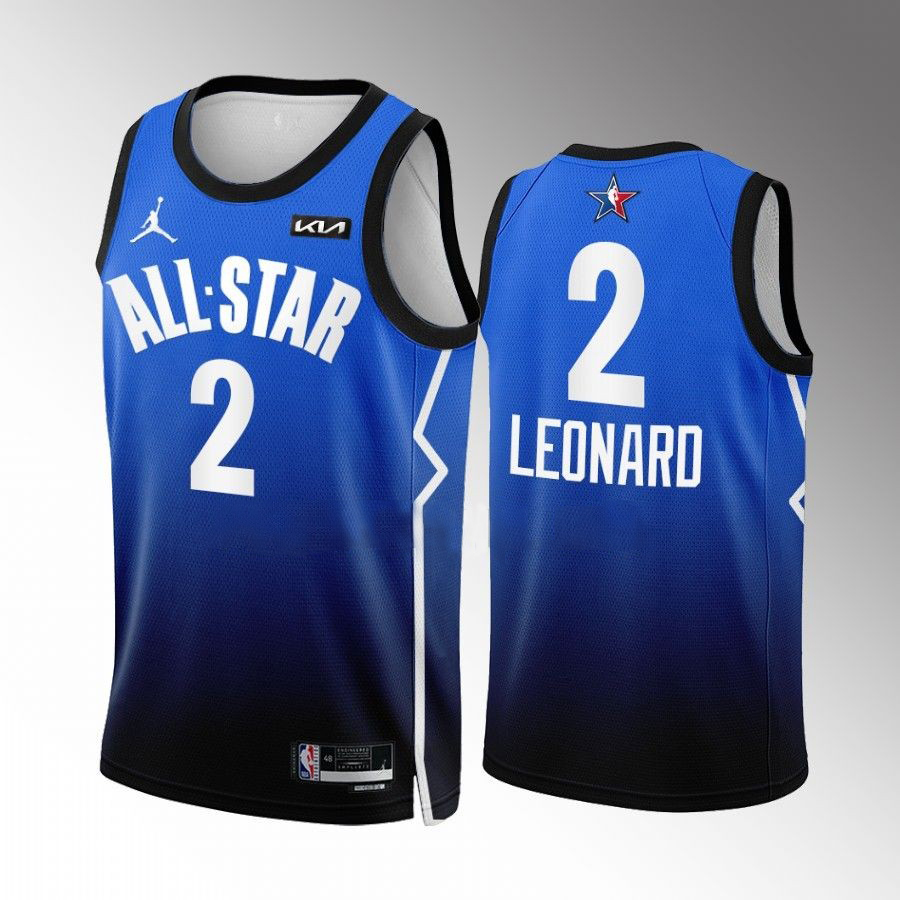 Los Angeles Clippers #2 Kawhi Leonard Blue 2023 All-Star Game Jersey