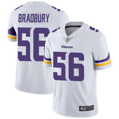Minnesota Vikings #56 Garrett Bradbury White Men's Stitched Vapor Untouchable Limited Jersey Men's