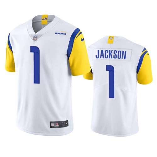 Los Angeles Los Angeles Rams #1 Desean Jackson Men's Alternate Vapor Limited Jersey - White Men's