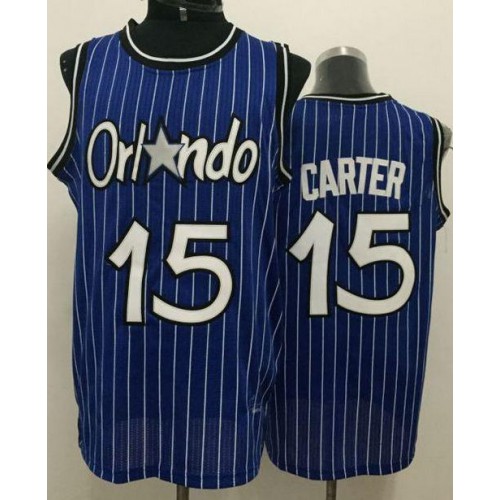 Orlando Magic #15 Vince Carter Blue Throwback Stitched Jersey Mens