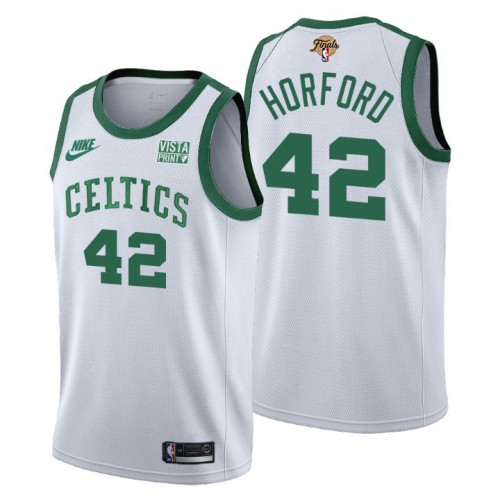 Boston Boston Celtics #42 Al Horford Mens Releases Classic Edition 2022 Finals 75th Anniversary Jersey White Mens