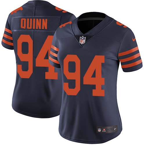 Chicago Bears #94 Robert Quinn Navy Blue Alternate Women's Stitched Vapor Untouchable Limited Jersey Womens