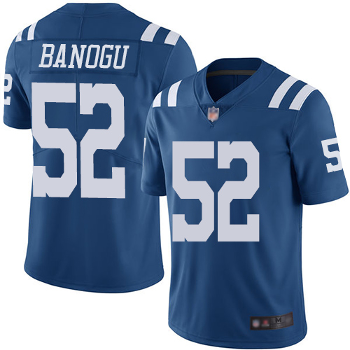 Indianapolis Colts #52 Ben Banogu Royal Blue Men's Stitched Limited Rush Jersey Men's
