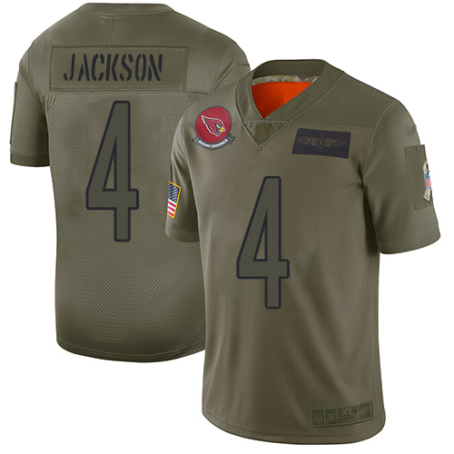 Bears #4 Eddie Jackson Camo Men's Stitched Limited 2019 Salute To Service Jersey