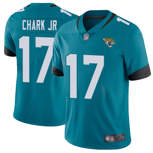 Jacksonville Jaguars #17 DJ Chark Jr Teal Green Alternate Men's Stitched Vapor Untouchable Limited Jersey Men's