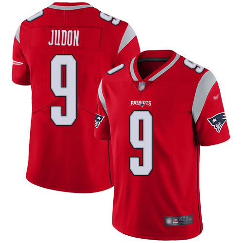 Patriots #9 Matt Judon Red Youth Stitched Limited Inverted Legend Jersey