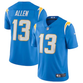 Men's Youth Women's Los Angeles Chargers #13 Keenan Allen Powder Blue 2020 Vapor Limited Jersey
