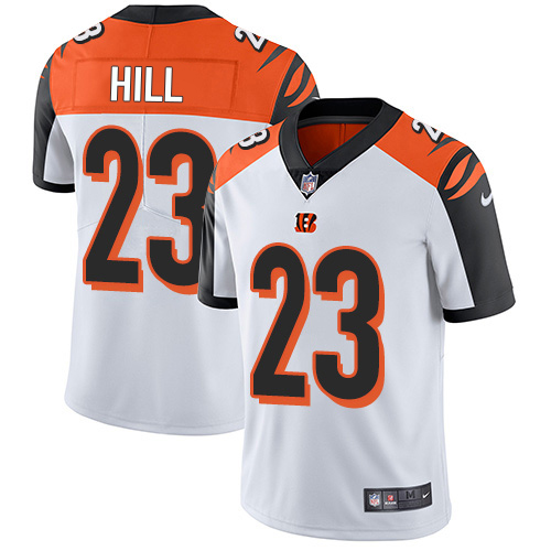 Bengals #23 Daxton Hill White Youth Stitched Vapor Untouchable Limited Jersey