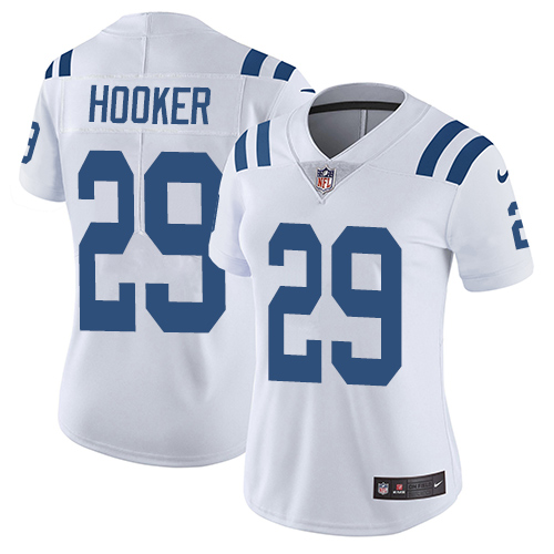 Indianapolis Colts #29 Malik Hooker White Women's Stitched Vapor Untouchable Limited Jersey Womens