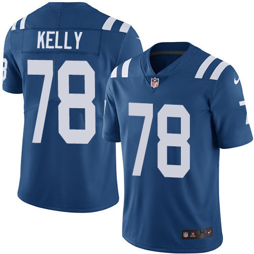 Indianapolis Colts #78 Ryan Kelly Royal Blue Team Color Men's Stitched Vapor Untouchable Limited Jersey Men's