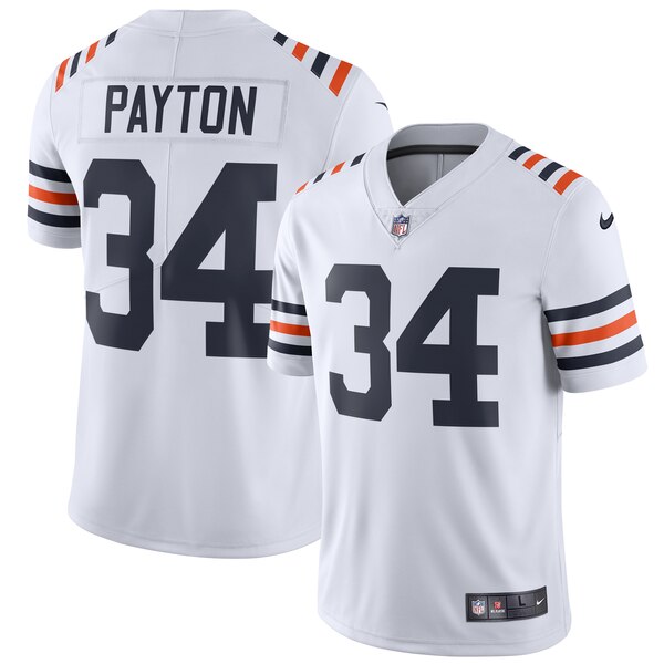 Bears #34 Walter Payton White Men's 2019 Alternate Classic Retired Stitched Vapor Untouchable Limited Jersey