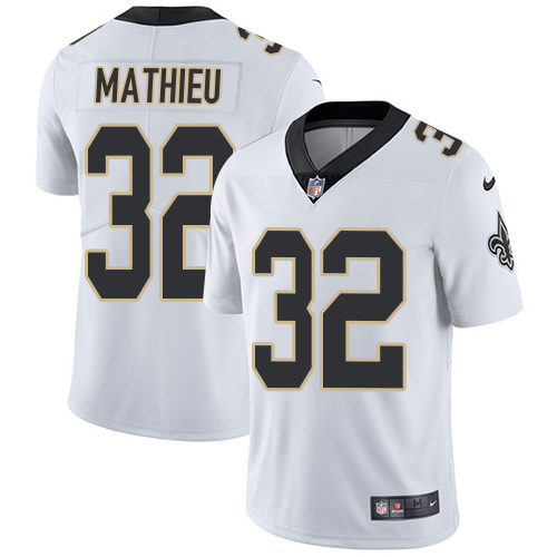 Saints #32 Tyrann Mathieu White Youth Stitched Vapor Untouchable Limited Jersey